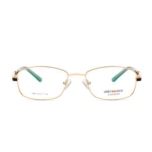 Gafas de Sol Cuadradas de Metal para Mujer, Modelo 5087, Color Gris Jack, Lentes Planas Anti-UV a la Moda - Product Image 4