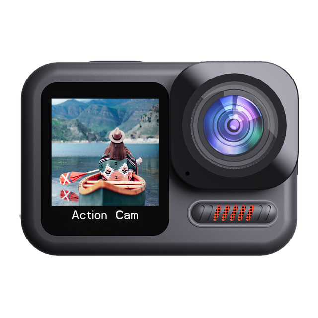 Outdoor Extreme Sports Aerial HD 4K 60fps EIS WiFi Action Camera 20m Waterproof 2 ' Touch Screen the Whole Machine Is Waterproof