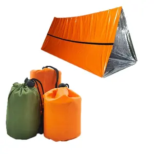 Аварийное укрытие, палатка, брезент для выживания, спасательное снаряжение, аварийный комплект, светоотражающая лавсаровая палатка для выживания