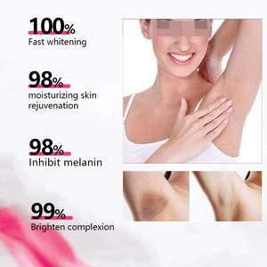 Crème éclaircissante <span class=keywords><strong>extra</strong></span> forte pour éclaircir et éclaircir les cuisses intérieures et les aisselles noires, en vente, usine de cosmétiques - Product Image 3