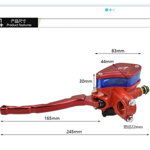 ซูม่าดิสก์เบรกมาสเตอร์ซิลินเดอร์ 10 มม. อลูมิเนียมอัลลอยด์ CNC สำหรับรถจักรยานยนต์ไฟฟ้าอัพเกรดเบรกหน้า - Product Image 4
