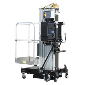 KCCL <b>Light</b> Weight Aerial Standard Base Work Platforms Aluminum Alloy <b>Push</b> Around Lift Table - Product Image 2