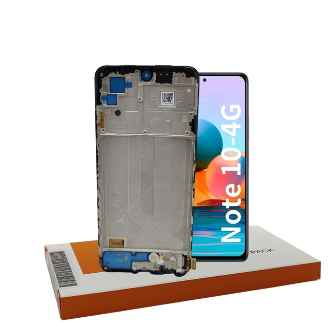 Original Mobile Phones LCD for Xiaomi Redmi Note10 4G Mobile Phone Parts LCD Replacement Assembly with Original LCD Service Pack