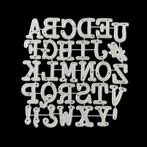 Matrices de découpe alphabet en gros, matrices de découpe métalliques personnalisées en acier au carbone pour <span class=keywords><strong>scrapbooking</strong></span> et fabrication de cartes - Product Image 3