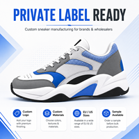 Sneakers pour hommes avec logo personnalisé, marque privée, OEM, ODM, chaussures de marche décontractées, fabricant en gros