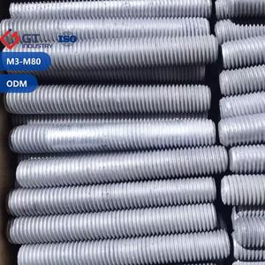 Acier au carbone allié A193 B7 A320 L7 HDG galvanisé noir PTFE Xylan tige filetée <span class=keywords><strong>M18</strong></span> M20-M48 1/2 3/4 5/8 Astm B16 L7 goujon - Product Image 5