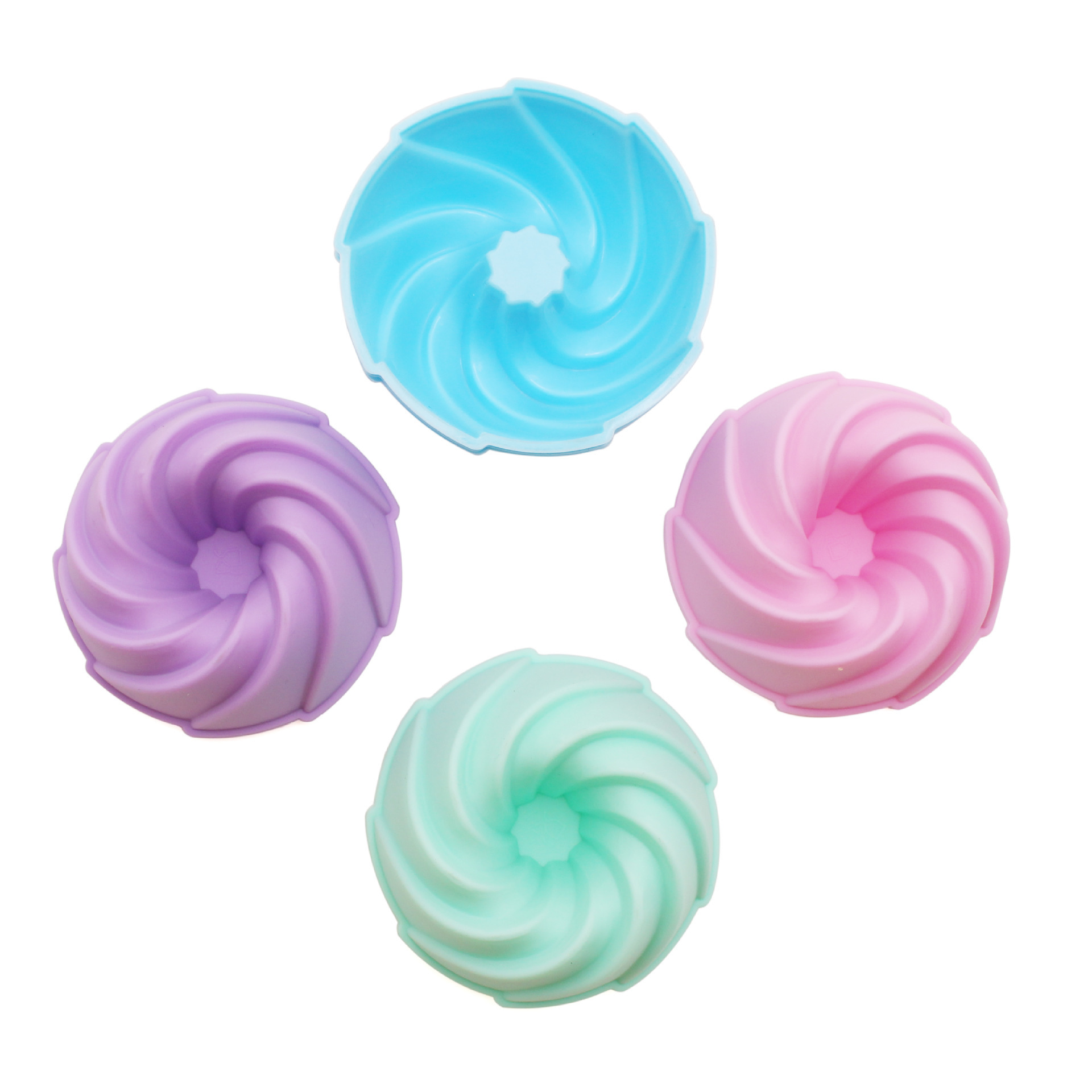 Set of 12 Medium Spiral Muffin Cups