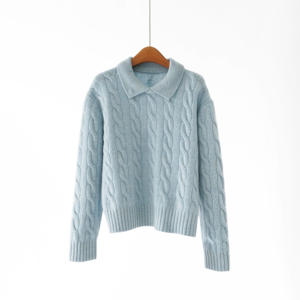 <span class=keywords><strong>Pull</strong></span> en cachemire et laine de qualité supérieure Ralph, style <span class=keywords><strong>vintage</strong></span> américain, torsadé, effet deux pièces, pour l'automne et l'hiver - Product Image 3