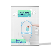 Rayures nettoyantes Soluble dans l'eau, bol de toilette, brosse nettoyante, langes et gourde de de toilette