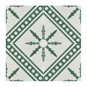 Imágenes de Precio de Fábrica de Patrones de Azulejos de Cerámica para Piso, Azulejos de Cerámica Mate Antideslizantes para Interiores, Azulejos de Piso Verde Marruecos - Product Image 3