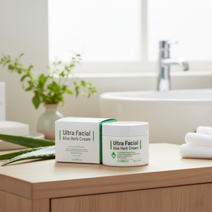 FOODAHOLIC Crème pour le visage à l'acide hyaluronique à la niacinamide et à l'aloe vera 100ml K-Beauty Hydratant apaisant infusé à la glycérine Anti-rides - Product Image 3