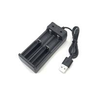 18650 Chargeur Usb Intelligent Batterie Au Lithium 3.7v-4.2v Charge Rapide UsB Double Fente Double Charge Lampe De Poche Chargeur