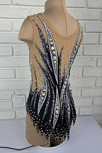 थोक सेट रंगीन चमकदार स्ट्रेचबल लयबद्ध जिमनास्टिक लेओट्स लड़कियों बैले ओट्स डांस स्कर्ट - Product Image 5