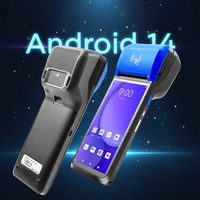 FYJ-F1-99 Terminal de Pago Portátil Android POS para Comandas a Domicilio, Impresora Térmica de 58 mm, 3+32 GB, BT Inalámbrico, POS Móvil