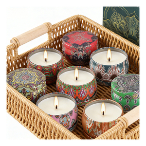 Kits de fabrication de bougies haut de gamme, pots avec couvercles, emballage cadeau élégant pour cadeaux de mariage, collection de parfums naturels à base de soja - Product Image 2