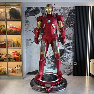 Toptan yaratıcı reçine koleksiyon el sanatları <span class=keywords><strong>Ironman</strong></span> MK7 heykelleri süsler Action figure Marvel <span class=keywords><strong>Ironman</strong></span> modeli dekor için