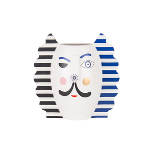 <span class=keywords><strong>Vaso</strong></span> in Ceramica <span class=keywords><strong>con</strong></span> Design Applicato a Forma di Faccia di Clown - Product Image 5