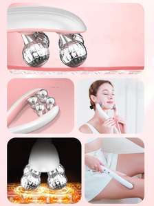 Dispositivo de Masaje Facial para Uso Doméstico - Masajeador Corporal Eléctrico - Rodillos de Acero Inoxidable Recargables por USB - Reduce la Papada - Product Image 3