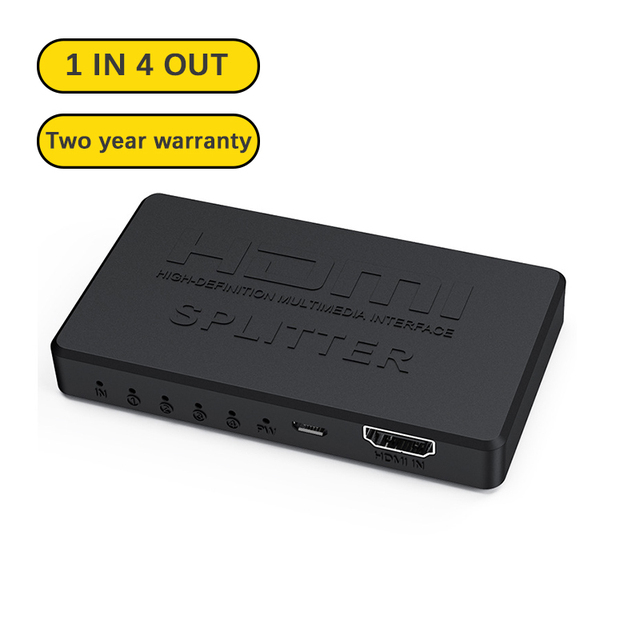 Hdmi Splitter One in Two 4K Mini Model HDMI One in Four Out Splitter HD Video Co-Screener