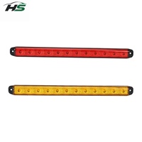 Feu arrière LED SMD 2835 HSSH 12V 2.4W rouge, ambre, blanc pour camion, remorque, véhicule utilitaire