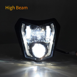 Punto SAE Emark moto Supermoto kit faro LED para KTM EXC / EXC-F EXCF 125, 200, 250, 300 <span class=keywords><strong>Motocross</strong></span> 2017-2021 - Product Image 3