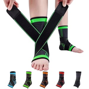 Mangas de compresión largas S-L de neopreno transpirable <span class=keywords><strong>para</strong></span> deportes, rodillera deportiva antideslizante, protección de tobillo <span class=keywords><strong>para</strong></span> fútbol y baloncesto - Product Image 1