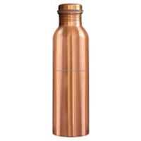 Vente chaude 2023 bouteille d'eau en cuivre d'origine avec 950 ml anti-fuite avantages pour la santé bouteille d'eau en cuivre en métal pur prix bon marché