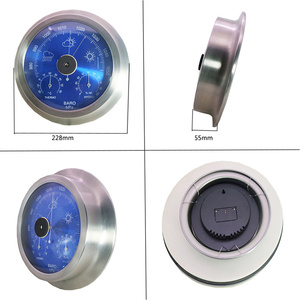 Diamètre 228 <span class=keywords><strong>baromètre</strong></span> en acier inoxydable avec thermohygromètre - Product Image 6