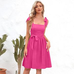 Mini robe de mariée formelle courte pour femmes, élégante, romantique, robe d'été pour femmes - Product Image 6