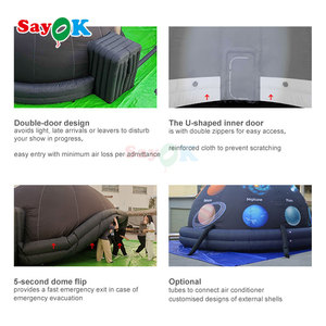 Domo de Proyección Astronómica Móvil Sayok, Planetario Inflable Portátil para Escuelas - Product Image 4