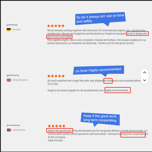 快速物流公司阿里巴巴认证货运代理FBA DDP海运货运代理从中国到美国 - Product Image 4