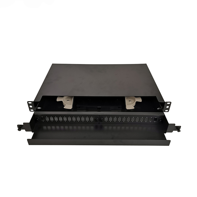 19 Inch 1U 2U 24 Port Fiber Optical Patch Panel Metal Terminal Box SC LC Rack Mounted 4 8 72 96 144 Port Distribution Frame