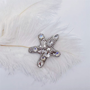 Adornos <span class=keywords><strong>de</strong></span> Lujo para Zapatos, Diseño <span class=keywords><strong>de</strong></span> Estrella Metálica con Pedrería, Chapados en Oro, Multicolores, para Mujeres, Zapatos Tipo Clog - Product Image 5