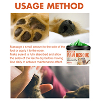 Baume pour les pattes de chien et de chat, soin des griffes, crème hydratante naturelle simple et sans danger pour lécher, apaise les pattes gercées et sèches, 30g, boîte en aluminium