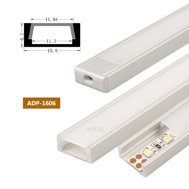 1m 2m Led Lighting Strip Led Linear Light Aluminum Customized Cutting Processing for Aluminum Channel Diffuser Light LED Profile