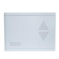 Caja de Entrada para el Hogar FTTH, Gabinete de Cableado de Acero, Montaje Empotrado en Pared, Panel de Hierro y Plástico Personalizable, Gabinete Multimedia Interior
