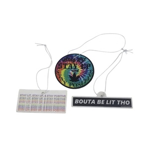 Car Accessories Long Lasting Fragrance Custom Car Air Freshener Fresh Spray Home Office Car Paper <b>Box</b> Safe Packing Plastic Solid - Product Image 1