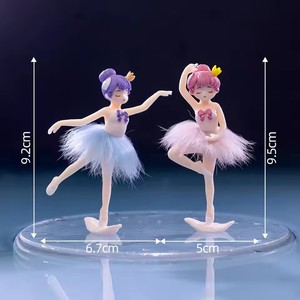 Figurines Miniatures Cute Simulated Ballet Girl Micro Landscape Ornaments for Home Decorations Room Decor Desk Car Accessories - Product Image 2