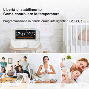 Termostato Inteligente <span class=keywords><strong>WiFi</strong></span> Programable Moderno y Duradero de <span class=keywords><strong>Google</strong></span> <span class=keywords><strong>Nest</strong></span>, Inalámbrico, para Uso en Apartamentos, Piezas de Sistemas de Calefacción por Suelo Radiante MEIBA - Product Image 3