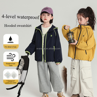 Veste tissée imperméable à capuche pour filles, coupe-vent, séchage rapide, imprimé animal, chaude, pour l'extérieur, personnalisable