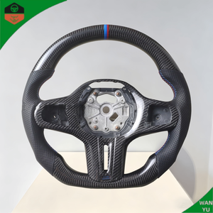 Volante Deportivo de Fibra de Carbono Forjada para <span class=keywords><strong>BMW</strong></span> <span class=keywords><strong>Serie</strong></span> <span class=keywords><strong>1</strong></span>, <span class=keywords><strong>Serie</strong></span> 2, <span class=keywords><strong>Serie</strong></span> 3, <span class=keywords><strong>118d</strong></span>, M3 - Product Image 2