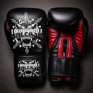 ถุงมือฝึกซ้อมมวยหนังสังเคราะห์ 8 ออนซ์ 12 ออนซ์ สำหรับออกกำลังกายในยิม กีฬาต่อสู้ MMA ถุงมือสำหรับการฝึกซ้อมแบบสปาร์ริง ถุงมือมวยคุณภาพสูงระดับมืออาชีพ - Product Image 1