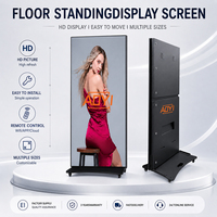 Affichage numérique LED Totem extérieur 640x1920mm P2.5 P3 P4, écran LED étanche IP65, affichage publicitaire sur pied