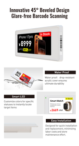 Étiquette de rayon électronique NFC Bluetooth E-ink noir-blanc-rouge-jaune pour supermarché - Product Image 4
