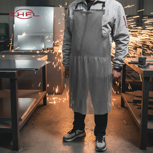 Lightweight 316 Stainless Steel Sleeveless Workwear <b>Apron</b>-Eco-Friendly Fashionable Mesh Design Ergonomic Support for All-Day - Product Image 1