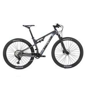 OEM الكربون إطار XC مستوى تعليق كامل MTB 29er 27.5 الظهور المحور 148*12 مللي متر الكربون مزدوج تعليق دراجة هوائية جبلية