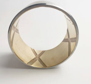 جلبة ثنائية المعدن من البرونز الصلب <span class=keywords><strong>JF800</strong></span> ، بطانات محامل ذاتية التشحيم عالية الحمل منزلقة - Product Image 6