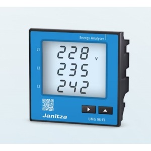 Janitza Energy Analyser UMG 96-EL LCD Display Three Phase Voltage Measurement - Product Image 1