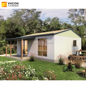 Vente Flash : Villa Préfabriquée en Acier Léger, <span class=keywords><strong>Belle</strong></span> Apparence, Isolation Thermique, Structure en Acier Léger Préfabriquée - Product Image 3