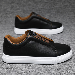 Zapatillas de Skateboard de Moda para Hombre, Talla Grande, Color Sólido, de Caña Baja, Cómodas, Antideslizantes, Duraderas, de Malla de PU, Venta al por Mayor Transfronteriza - Product Image 4